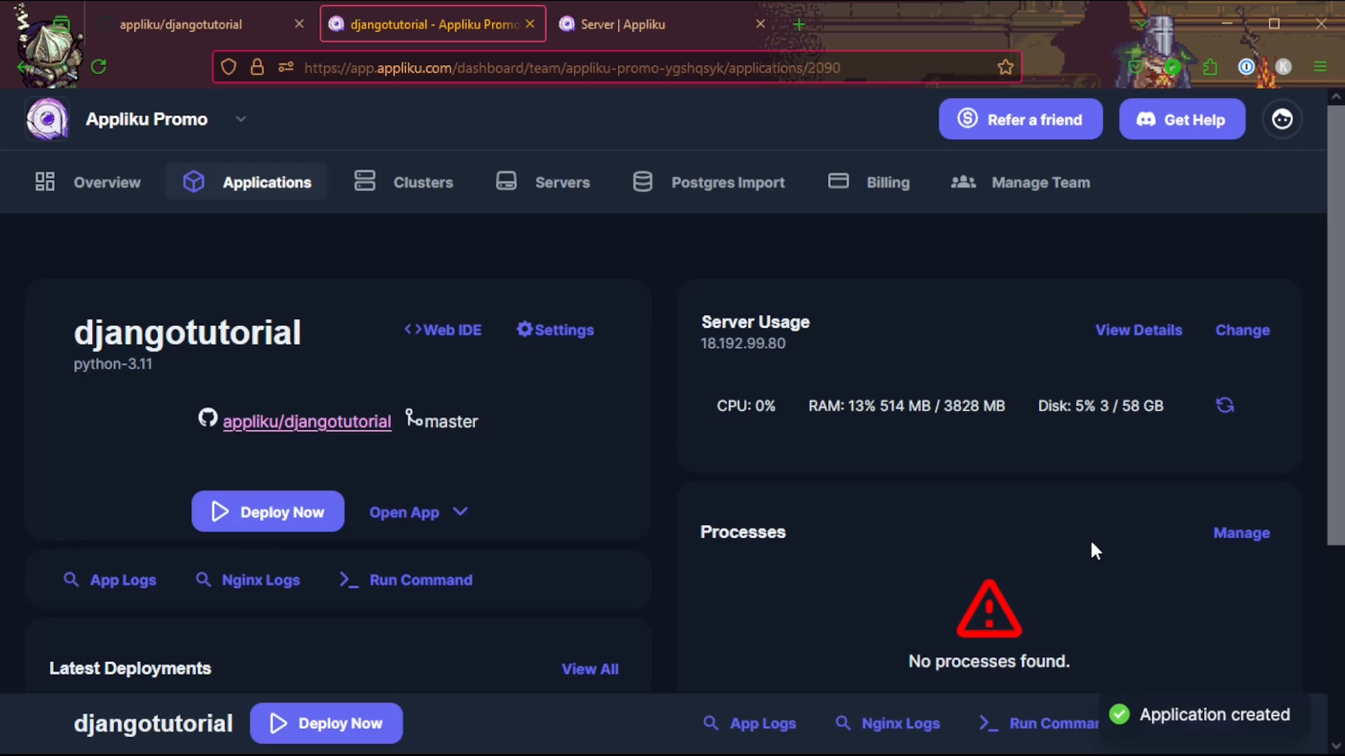 Application overview